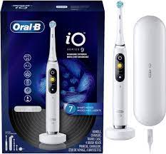 Oral-B iO Series 9 Electric Toothbrush with 3 Replacement Brush Heads, Black Onyx